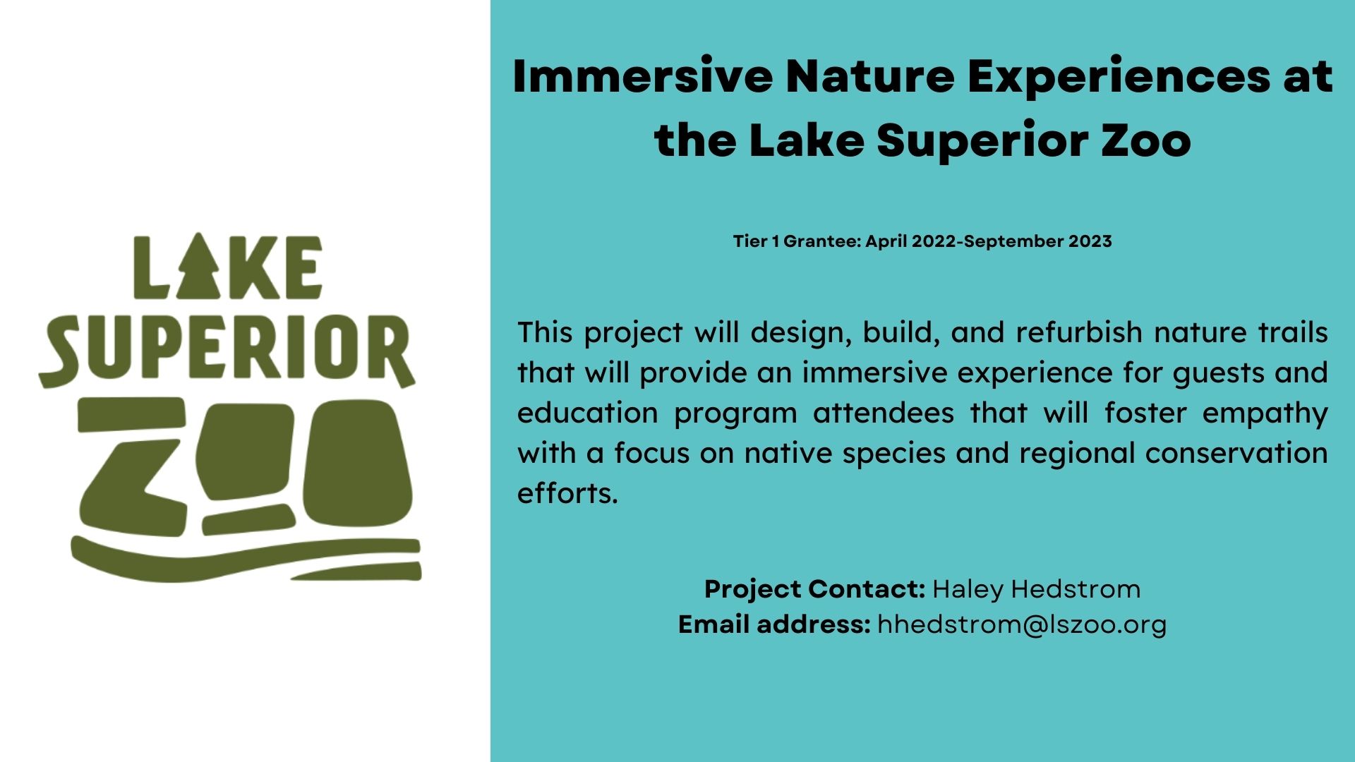 Lake Superior Zoo